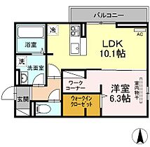 香川県高松市屋島西町（賃貸アパート1LDK・3階・42.79㎡） その2