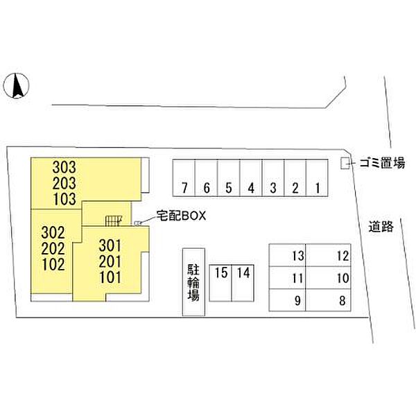 香川県高松市太田下町(賃貸アパート1LDK・3階・45.18㎡)の写真 その3