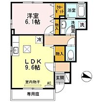 香川県高松市林町（賃貸アパート1LDK・1階・40.73㎡） その2