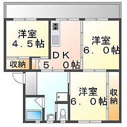 間取図画像 3DK