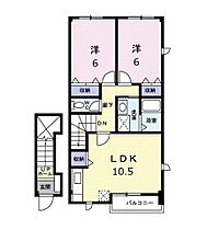 香川県高松市檀紙町（賃貸アパート2LDK・2階・56.48㎡） その2