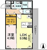 香川県丸亀市中府町３丁目（賃貸アパート1LDK・2階・37.69㎡） その2