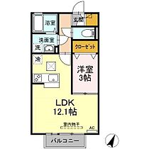 香川県丸亀市津森町（賃貸アパート1LDK・1階・37.53㎡） その2