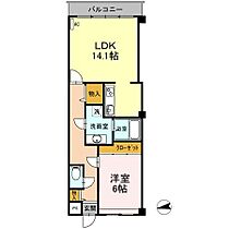 香川県高松市木太町（賃貸マンション1LDK・2階・54.45㎡） その1