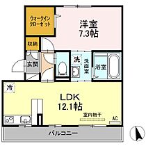 香川県高松市三条町（賃貸アパート1LDK・2階・47.36㎡） その2