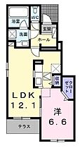 香川県高松市一宮町（賃貸アパート1LDK・1階・45.80㎡） その2