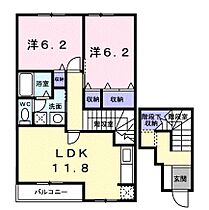 香川県善通寺市大麻町（賃貸アパート2LDK・2階・64.43㎡） その2