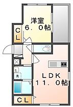 香川県高松市昭和町１丁目（賃貸アパート1LDK・3階・39.60㎡） その1