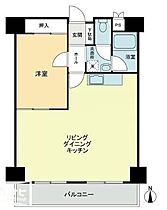 香川県高松市松島町３丁目（賃貸マンション1LDK・6階・50.63㎡） その2