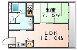 間取図画像 1LDK