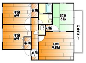 広島県広島市安佐南区山本新町１丁目（賃貸アパート3LDK・2階・62.11㎡） その2