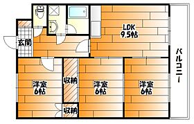 広島県広島市安佐南区山本２丁目（賃貸マンション3LDK・4階・65.55㎡） その2