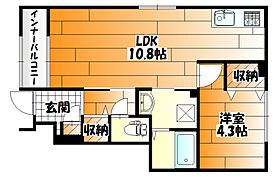 広島県広島市安佐南区祇園２丁目（賃貸アパート1LDK・1階・40.52㎡） その2