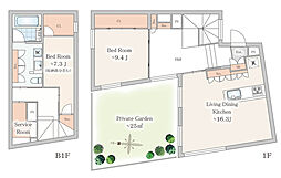 間取図画像 2SLDK