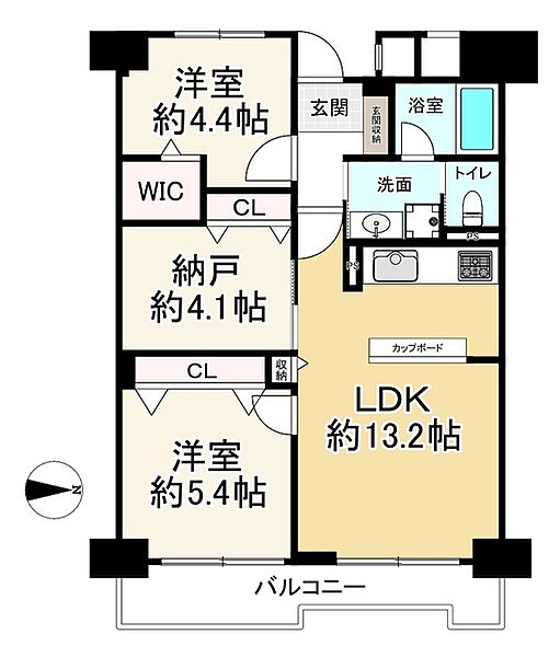 間取りを拡大表示