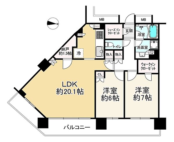 間取りを拡大表示