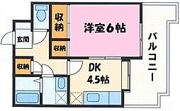 S・Hハイム 1DKの間取図画像