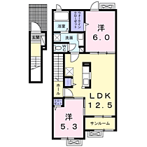 ルミタージュ  ｜ 京都府京丹後市網野町網野（賃貸アパート2LDK・2階・60.50㎡） その2