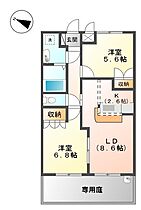 エスポ アール  ｜ 京都府福知山市石原３丁目（賃貸アパート2LDK・1階・54.54㎡） その2