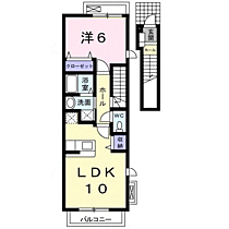 サニーハイツ・カラフル　Ｂ  ｜ 兵庫県朝来市和田山町玉置（賃貸アパート1LDK・2階・42.37㎡） その2