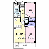 アンジュ  ｜ 京都府福知山市桔梗が丘１丁目（賃貸マンション2LDK・2階・53.09㎡） その2