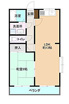 ユーミー清道  ｜ 京都府舞鶴市清道新町（賃貸アパート1LDK・2階・50.25㎡） その2