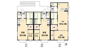 オータムクレール 101 ｜ 京都府舞鶴市字下福井（賃貸アパート1R・1階・32.00㎡） その2