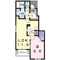 エスペラント ・ ボヌール　Ａ  ｜ 京都府福知山市石原５丁目（賃貸アパート1LDK・1階・45.84㎡） その2