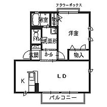 ベル ・ グラース  ｜ 京都府福知山市桔梗が丘６丁目（賃貸アパート1LDK・2階・43.01㎡） その2