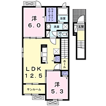 コンフォールI  ｜ 福井県小浜市遠敷３丁目（賃貸アパート2LDK・2階・60.48㎡） その2