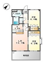 グランデール 湯原  ｜ 京都府福知山市字篠尾（賃貸マンション2LDK・1階・57.33㎡） その2