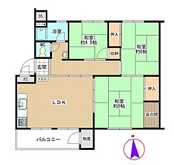 間取図画像 3LDK