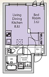 間取図画像 1LDK