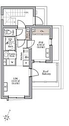 BLANC COURT阿佐ヶ谷 1LDKの間取図画像