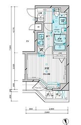 メインステージ西荻窪駅前 1Kの間取図画像