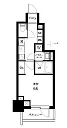 URBANPARKタカイド 1Kの間取図画像