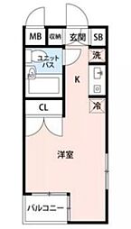 フェニックス西荻窪 ワンルームの間取図画像