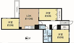 間取図画像 3LDK