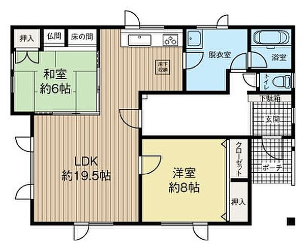 間取りを拡大表示