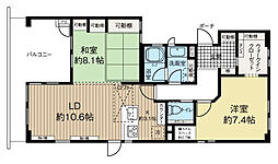 間取図画像 2SLDK