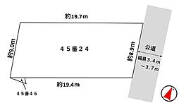 西青山3丁目土地の土地画像