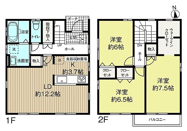 間取りを拡大表示