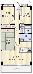間取図画像 3LDK