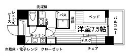(仮称)学生会館 Uni Emeal 新潟寄居町[食事付き] 1Kの間取図画像