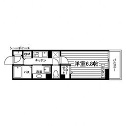 メイアジュールTC 1Kの間取図画像