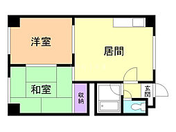 田母神コーポ 2階/203