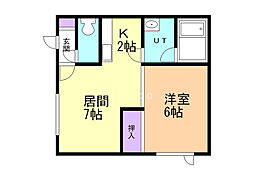 間取図画像 1LDK