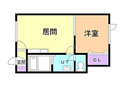 間取図画像 1LDK