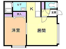 間取図画像 1LDK