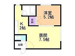 ハイツよつ葉 2階/202